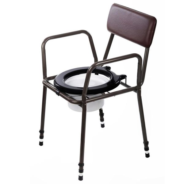 Height Adjustable Leamington Commode - Image 4