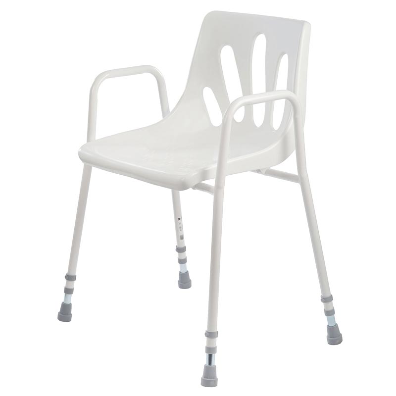 Static Shower Chair with Arms - Image 3