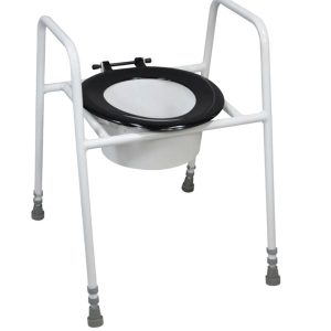 Toilet Frame With Skirt & Lid