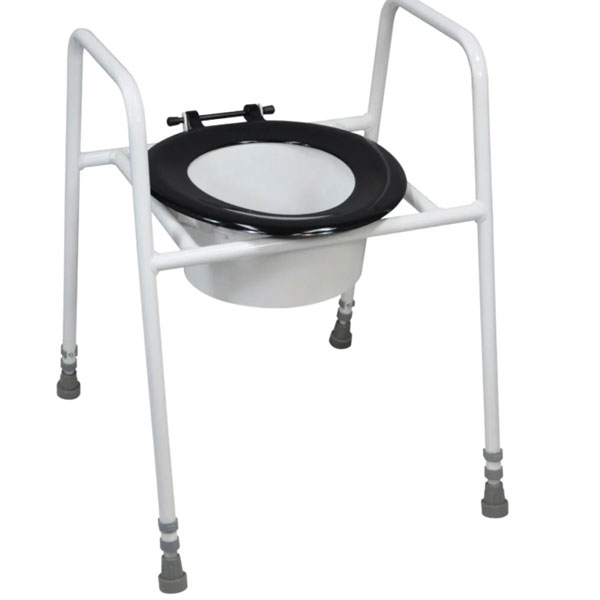 Toilet Frame With Skirt & Lid
