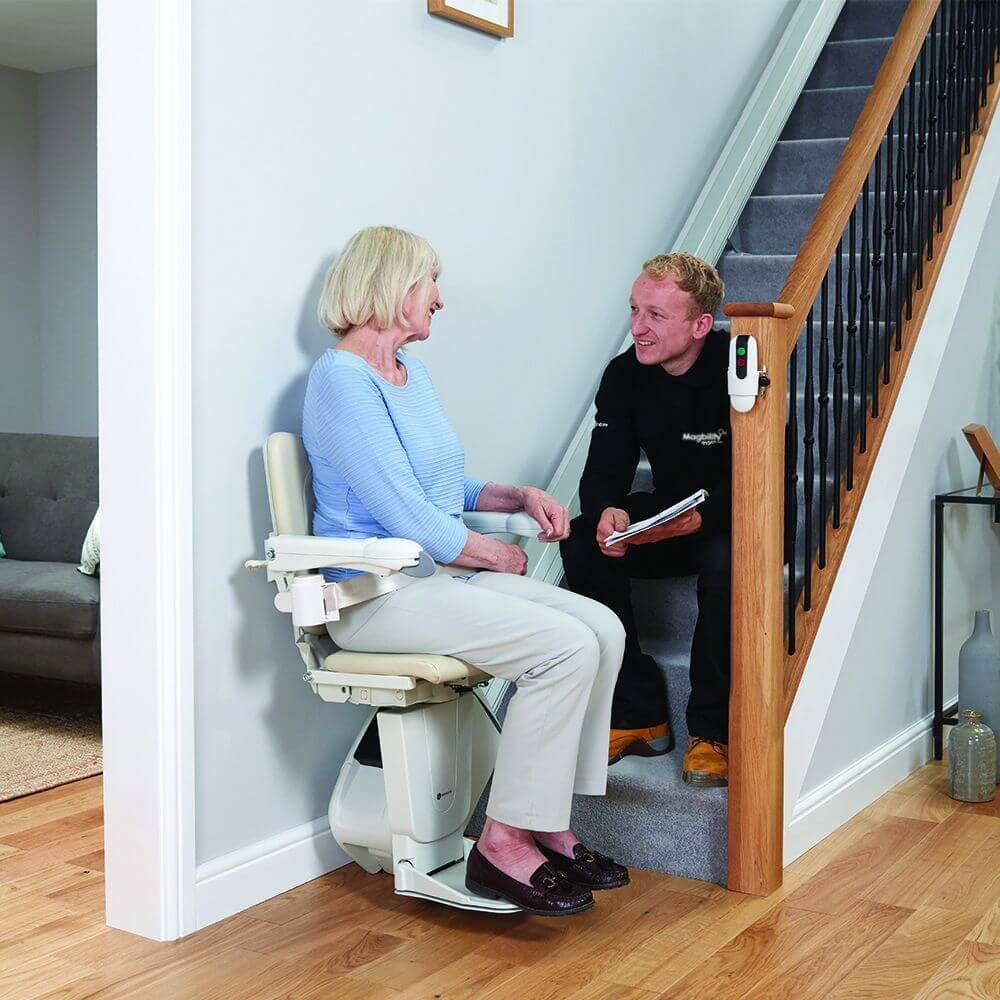 Handicare 2000 Twin Rail Curved Stairlifts - Image 2